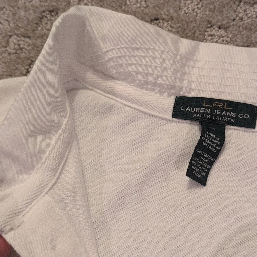 Ralph Lauren Cream Long Sleeve Polo - Picture 11 of 13